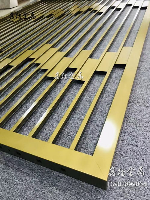 定做不銹鋼簡約時尚鏤空屏風隔斷 304山形屏風 售樓部背墻景墻